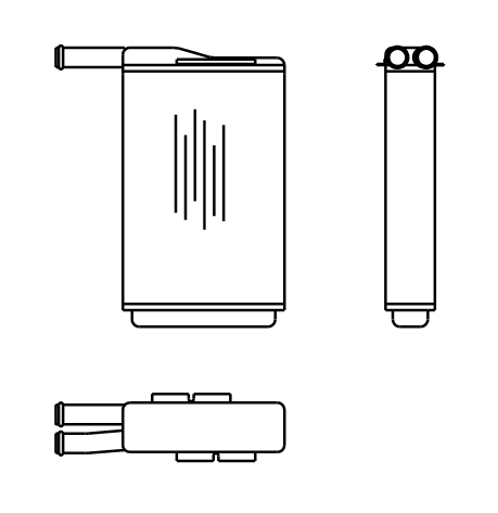 Heater Matrix - Renault - Encore 1981- - 20285