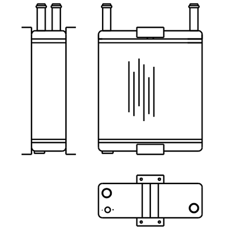 Heater Matrix - British Rail - Underseat - 20286