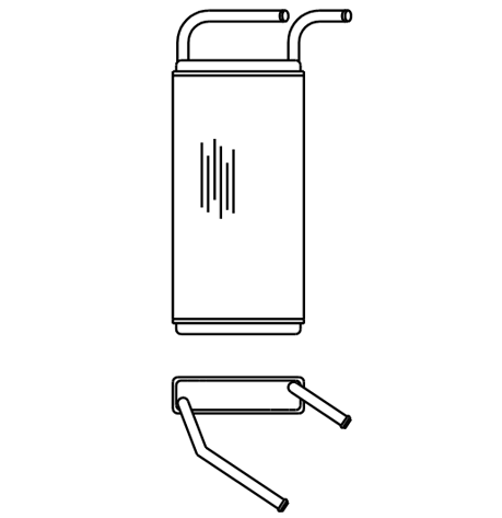 Heater Matrix - Foden - Cab - 20292
