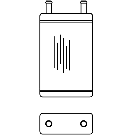 Heater Matrix - Bedford - CF Van 1984- - 20295