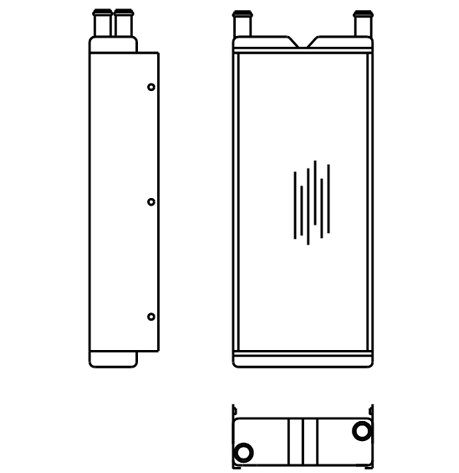 Heater Matrix - Bus - Metro Cam - 20307