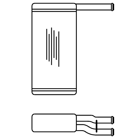 Heater Matrix - Austin Rover - 200 Series 1984-89 - 20311