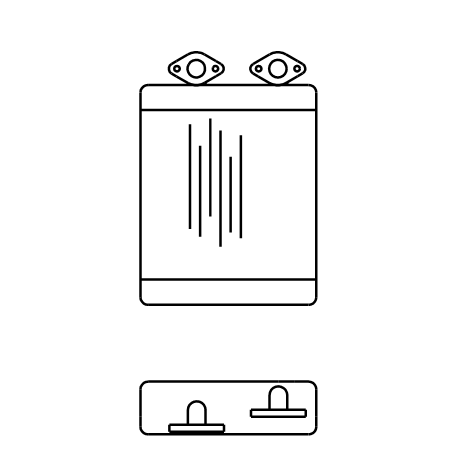 Heater Matrix - Mazda - E2000 - 20317