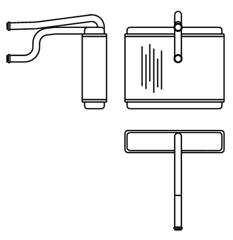 Heater Matrix - Austin Rover - 800 Series - 20325