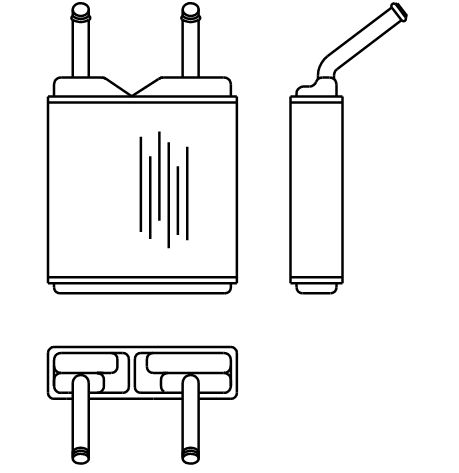 Heater Matrix - Vauxhall - Astra 1984-92 - 20331