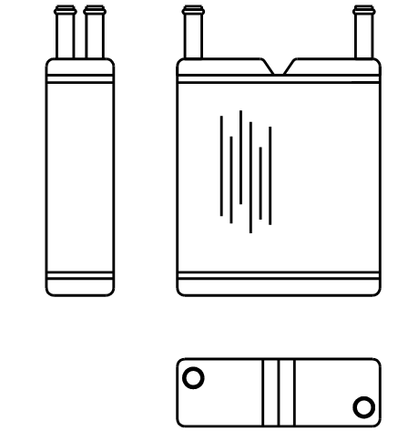 Heater Matrix - British Rail - Underseat - 20340