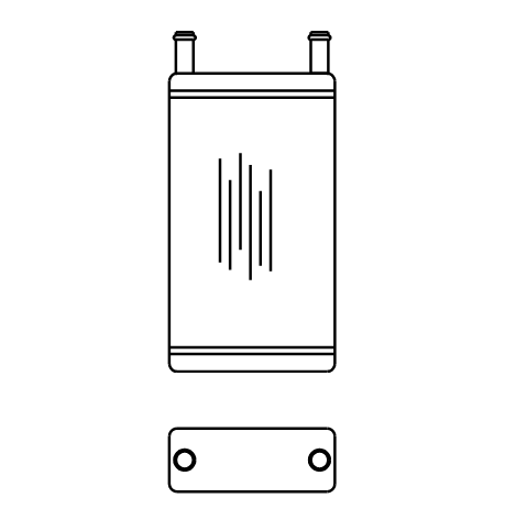 Heater Matrix - Ford - Granada Mk1 3Ltr 1975-77 - 20341