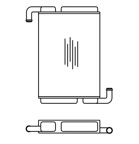 Heater Matrix - Scania - 93 1989-94 - 20342