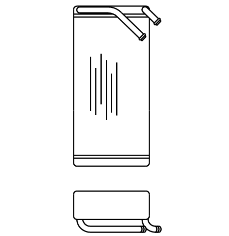 Heater Matrix - Massey Ferguson - Cab - 20347