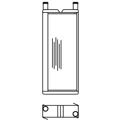 Heater Matrix - Bus - Demister - 20348