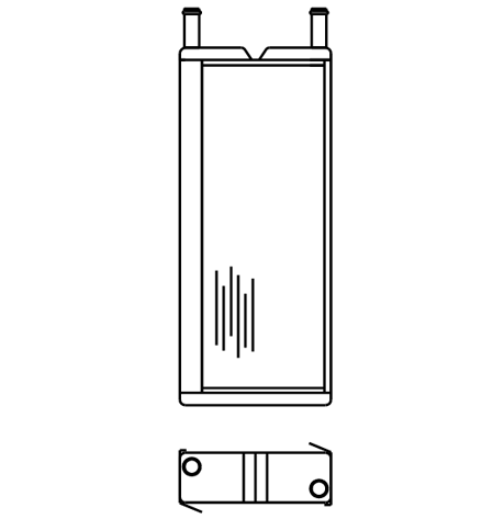 Heater Matrix - Bus - Heater Demister - 20360