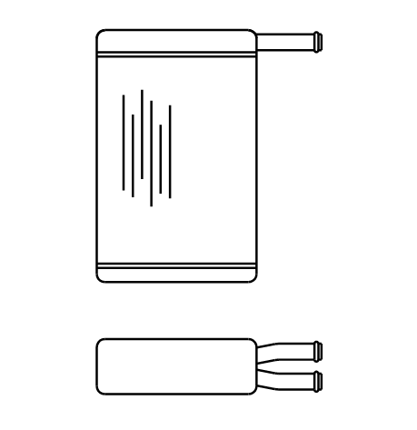 Heater Matrix - Ford Commercial - Courier - 20365