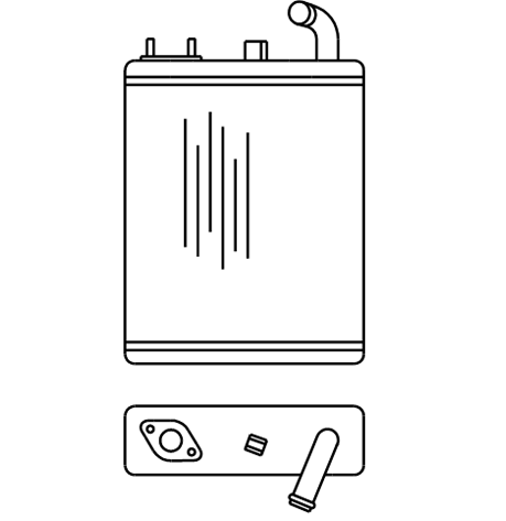 Heater Matrix - Fiat - Panda 45 1980- - 20371