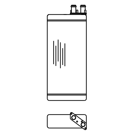 Heater Matrix - ERF - E Series - 20385