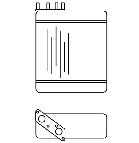 Heater Matrix - Bus - Metro Rider Minibus - 20396