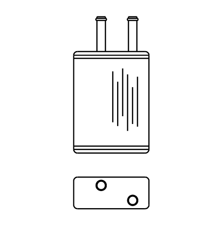 Heater Matrix - Toyota - Corolla AE80 1983-87 - 20397