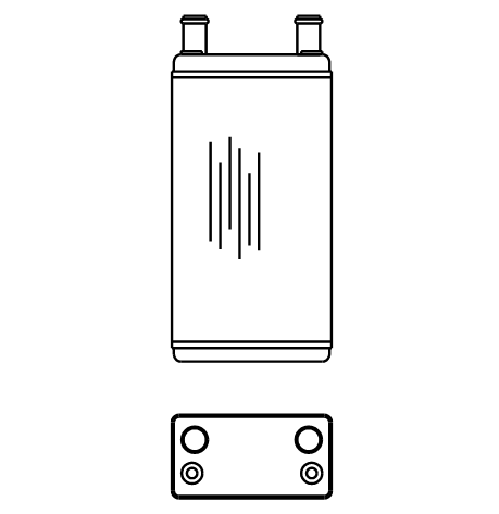 Heater Matrix - Bus - Van Hool - 20402