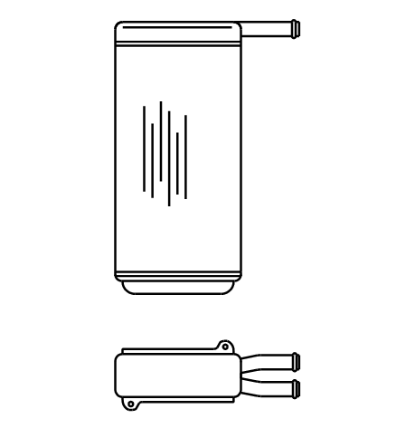 Heater Matrix - Ford - Escort Mk5 - 20406