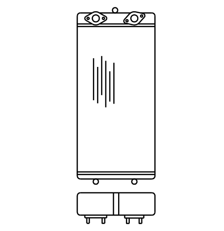 Heater Matrix - DAF - Camions 1600 1800 2000 - 20407