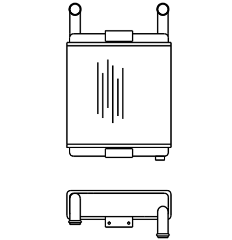 Heater Matrix - British Rail - Uunderseat - 20410