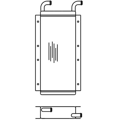 Heater Matrix - Bus - Heater Demister - 20412