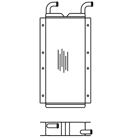 Heater Matrix - Bus - Heater Demister - 20416