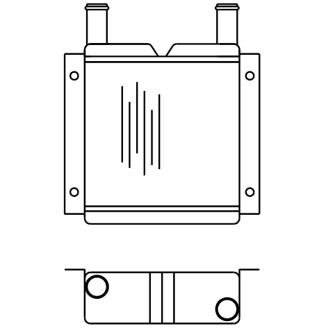 Heater Matrix - Bus - Leyland Demister - 20418