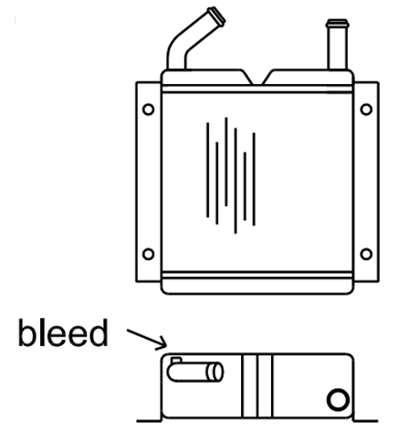 Heater Matrix - Bus - ECW & demister - 20426