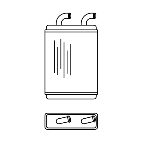 Heater Matrix - Opel - Ascona 1971-79 - 20433