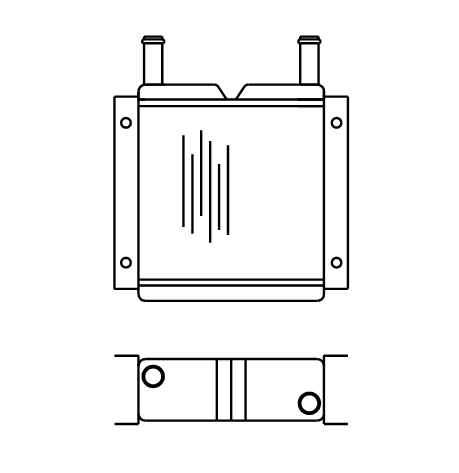 Heater Matrix - Bus - Cab & Coach - 20445