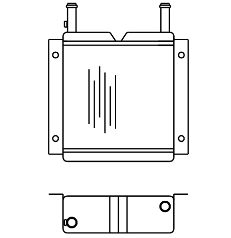 Heater Matrix - British Rail - Cab Heater - 20449