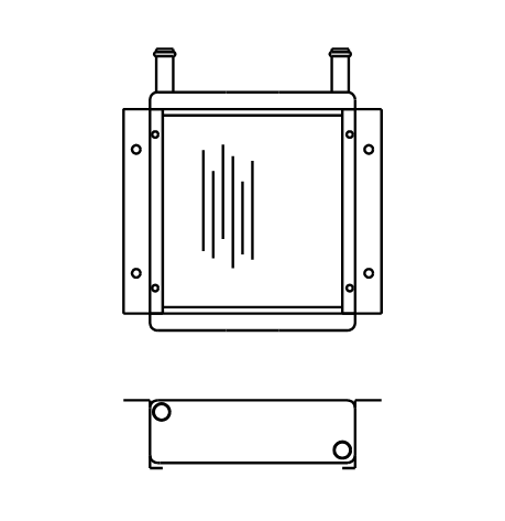 Heater Matrix - Bus - Cab & Coach - 20450