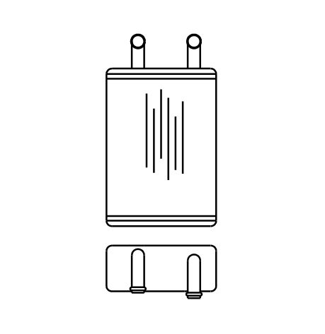 Heater Matrix - Toyota - Corolla 1986- - 20451