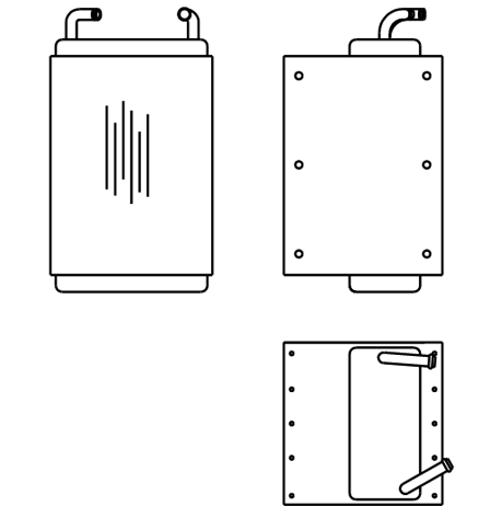 Heater Matrix - Bentley - Bentley S2 - 20452