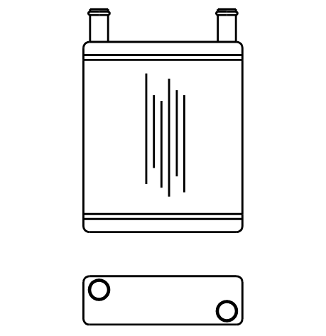 Heater Matrix - Ambulance - Ambulance (Ford & Rover) - 20458