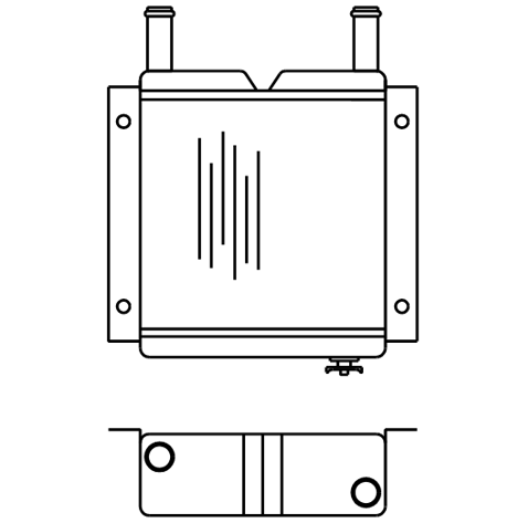 Heater Matrix - British Rail - Cab Heater - 20459