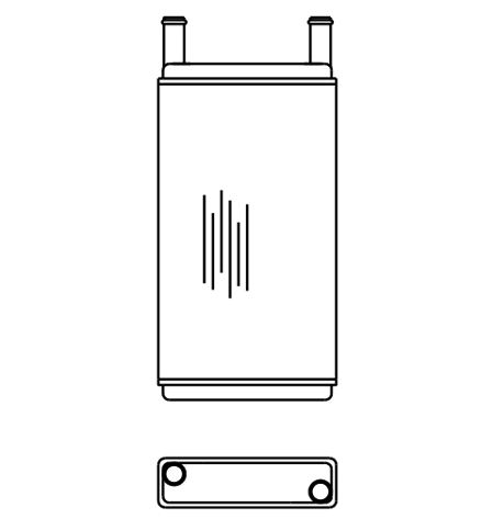 Heater Matrix - Volvo Commercial - B6 (long version) - 20472