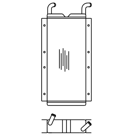 Heater Matrix - Bus - Heater Demister - 20475