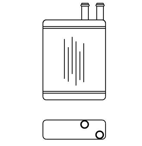 Heater Matrix - Taxi - Fairway Driver Rear - 20477