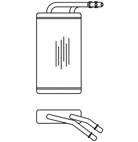 Heater Matrix - Ford Commercial - Transit 1995- - 20478