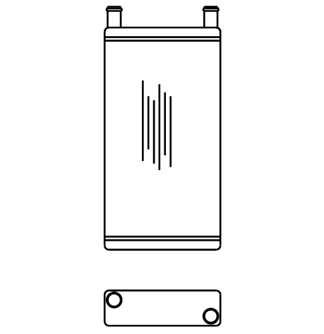 Heater Matrix - Bus - Heater Demister - 20486