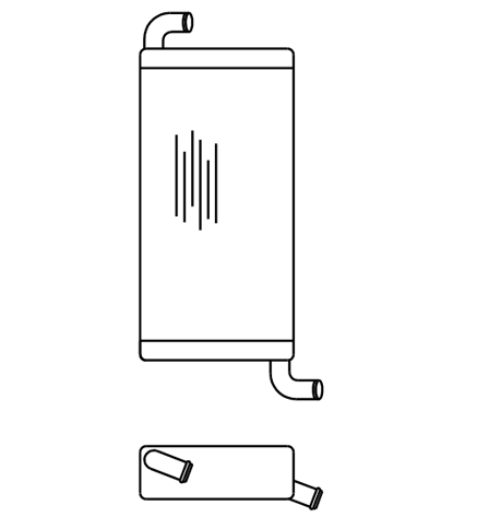 Heater Matrix - Volvo Commercial - B10ML - 20497