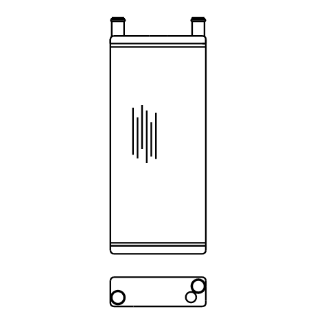 Heater Matrix - Bus - Van Hool - 20502