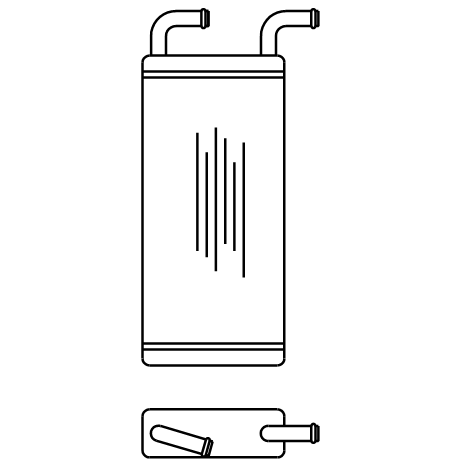 Heater Matrix - Dennis - Fire Tender - 20503