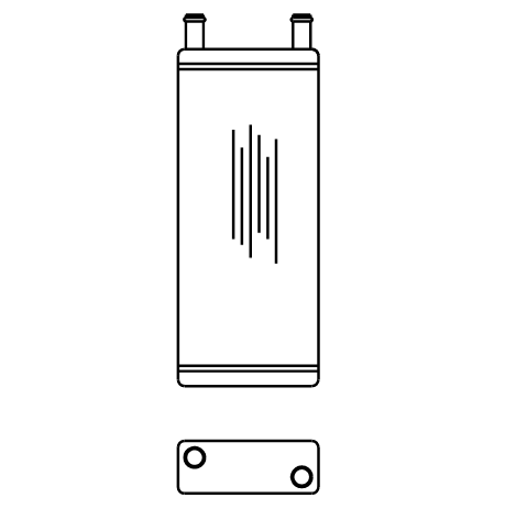 Heater Matrix - Volvo Commercial - B10 mk3 - 20505