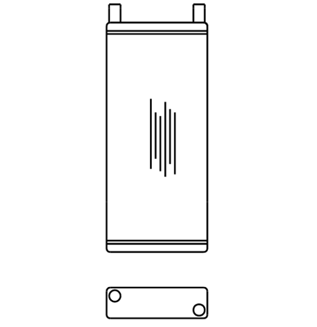 Heater Matrix - Bus - Heater Demister - 20510