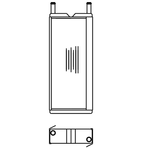 Heater Matrix - Bus - Heater Demister - 20523