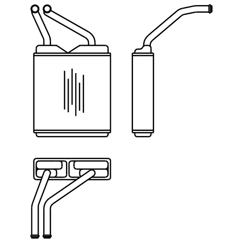 Heater Matrix - Volvo - 440 1988-96 - 20527