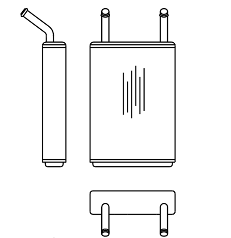 Heater Matrix - Volvo - 960 1992- - 20528