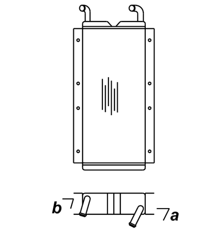 Heater Matrix - Bus - Heater Demister - 20530